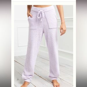 Anthropologie Isla fuzzy joggers in lilac